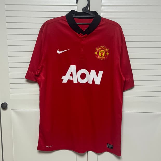 13-14 맨체스터 유나이티드 홈 나이키 유니폼 반팔