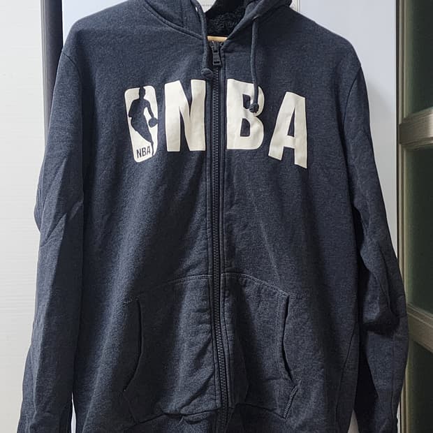 NBA 기모 후드집업 XXL 회색