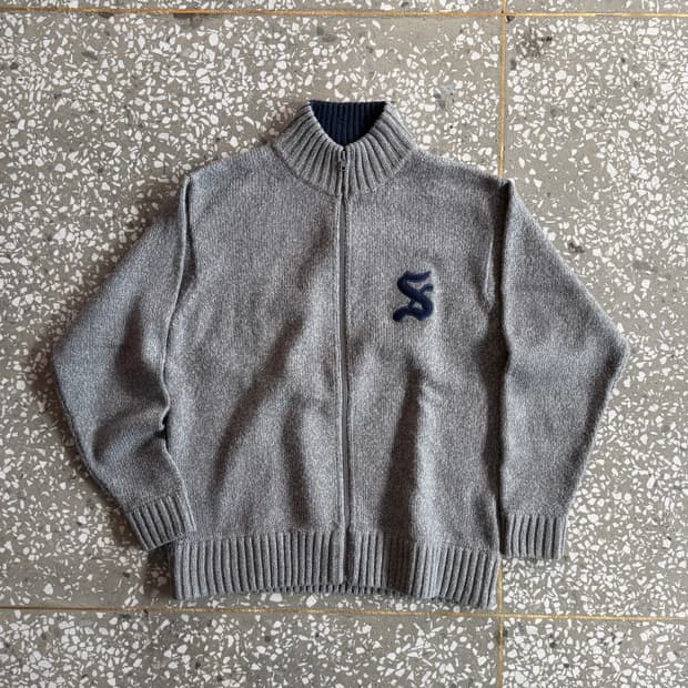 올드 스투시 드라이버 니트 - 2000ss