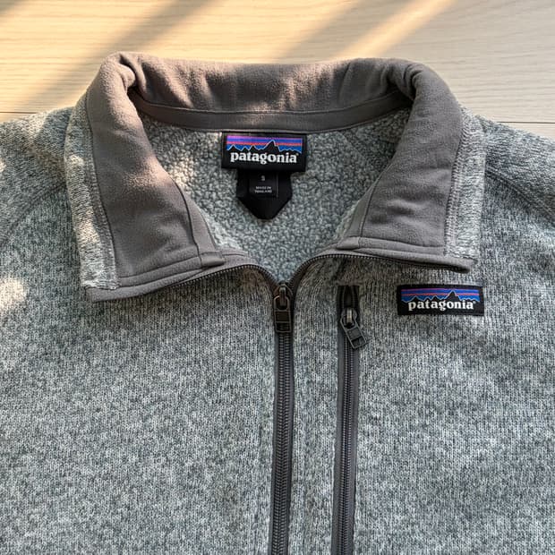 파타고니아 신칠라 감성 니트 플리스 하프집업 S (97-100)