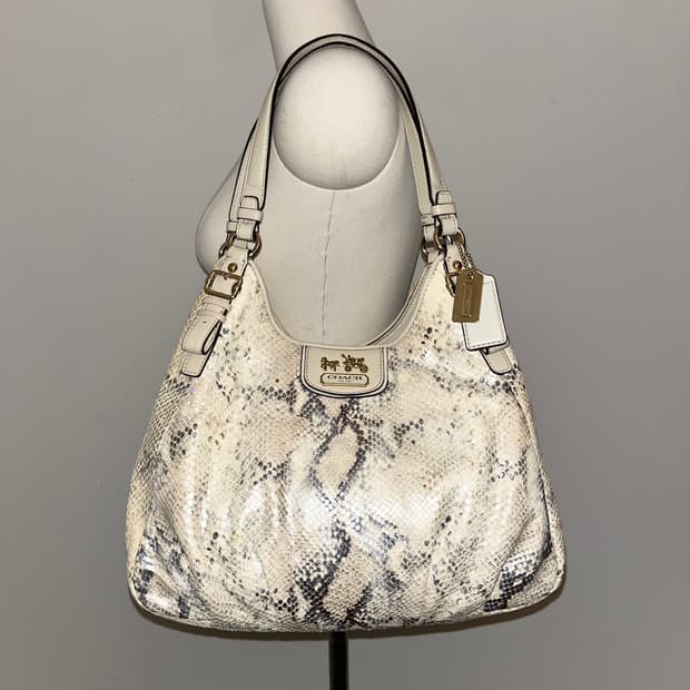 Coach Snake skin Shoulder bag