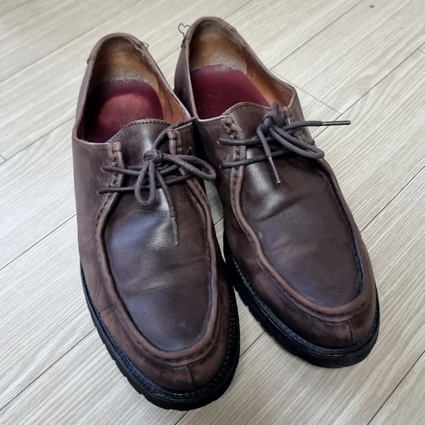 스테파노로시 브라운 가죽 남성 구두(280-290)