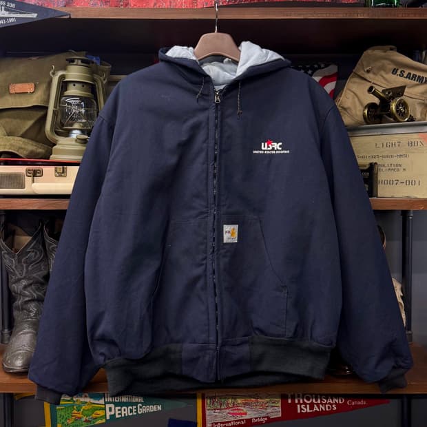 00s 칼하트 FR 오리지널 USRC 로고 워크 덕 엑티브 자켓 N224