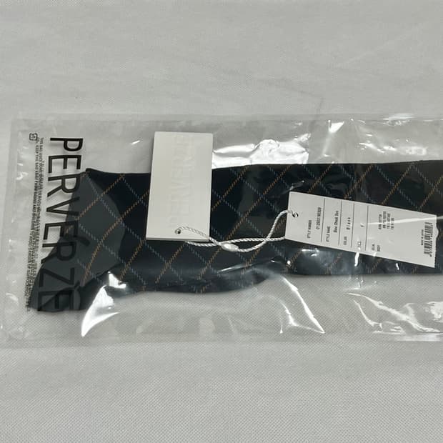 [F]퍼버즈 25fw 체크 니삭스 양말/네이비