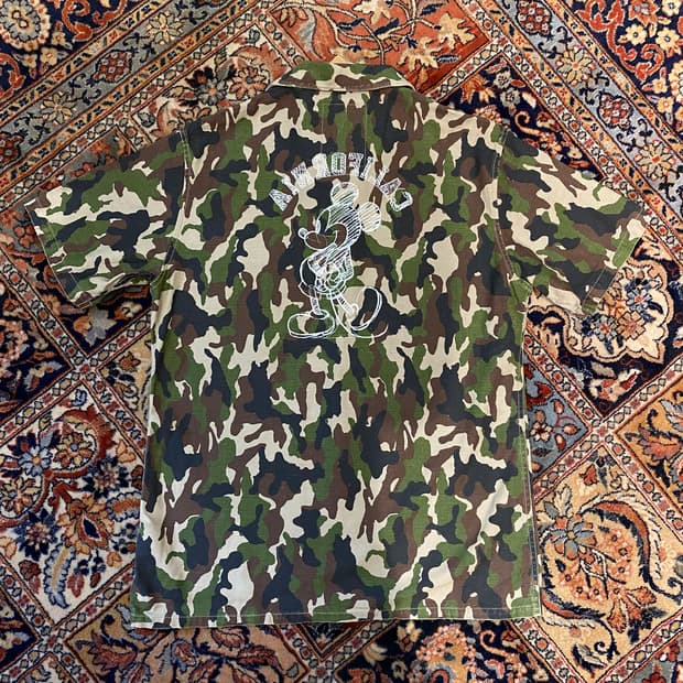🌊X-large X Mickey Camo shirts (half sle