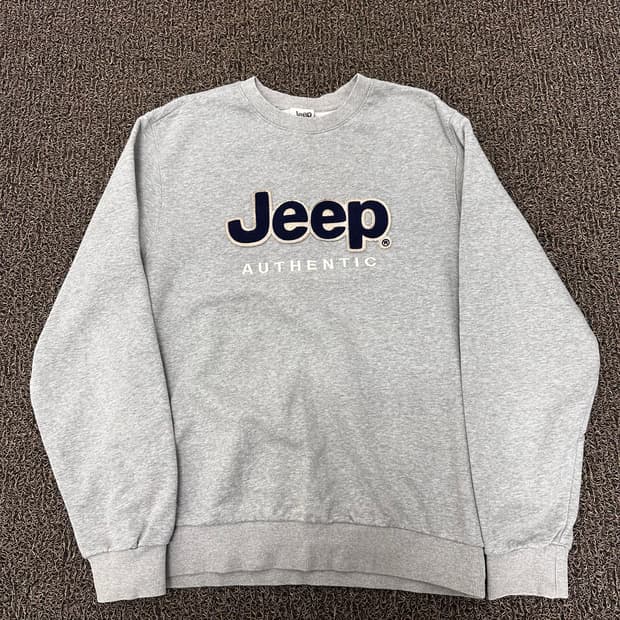 Jeep 지프 맨투맨 그레이 100(L)