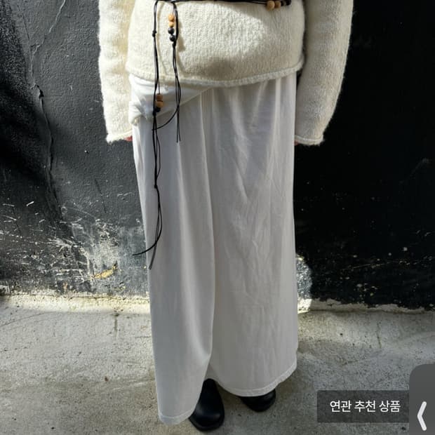 브리즈아카이브 Lump Knot Belt - black