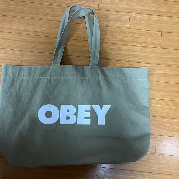 오베이 빅 에코백(말차컬러)