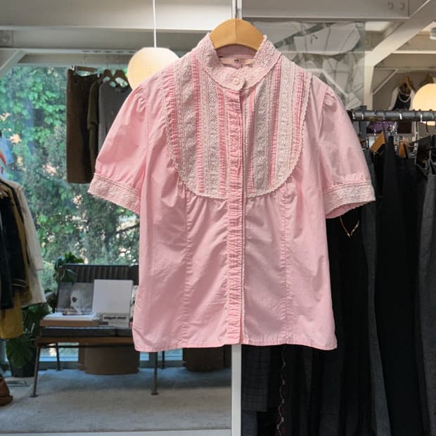 Olive des olive 핀턱 셔츠