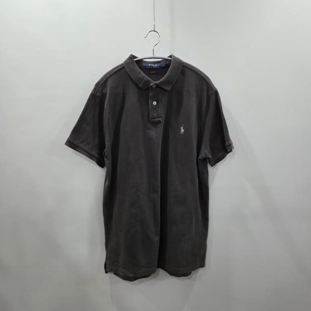 폴로랄프로렌 피케 카라 반팔티 밤색 M