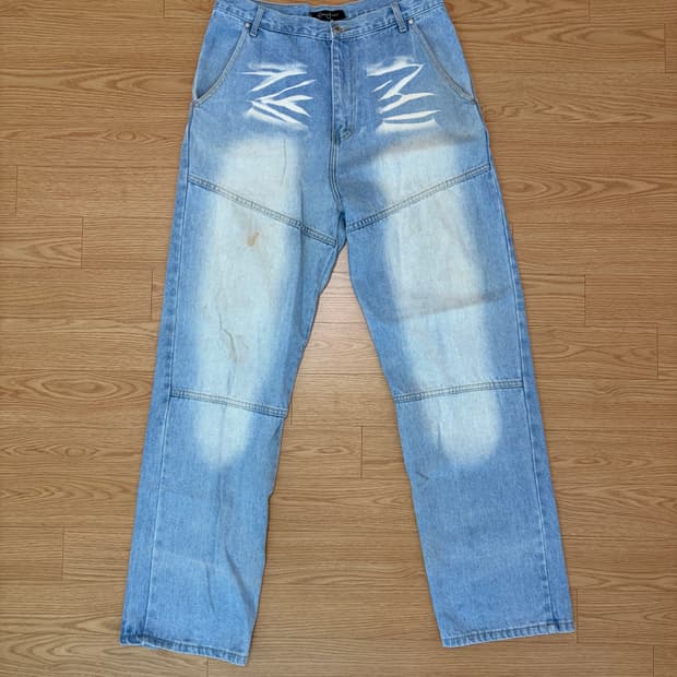 션존 데님 팬츠 