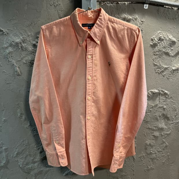 폴로 랄프로렌 클래식핏 옥스포드 버튼다운 셔츠 피치 오렌지 11