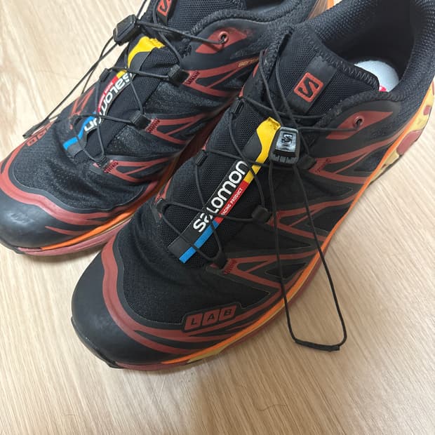살로몬 Salomon XT-6 ADV 블랙 초콜릿 플럼 300