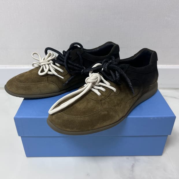 [42] 나마체코 SS25 오스터리 스니커즈 모스그린