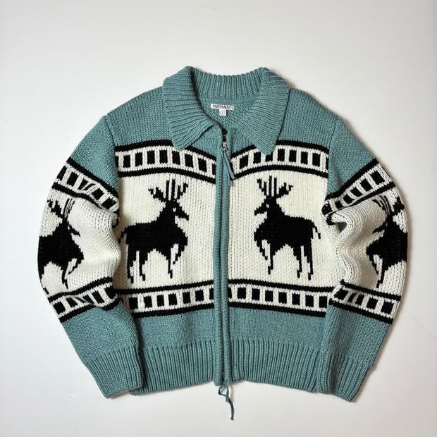 파르티멘토 22FW 코위찬 니트 집업 가디건 PN8107