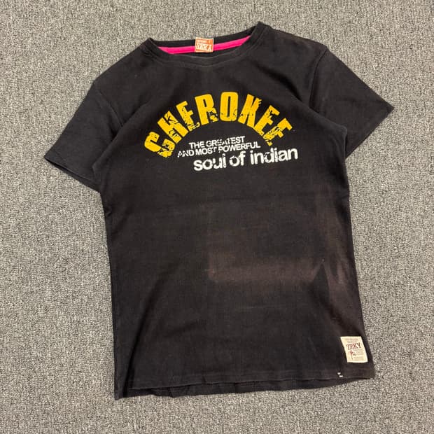 L)Zeky 빈티지 프린팅 여성 반팔