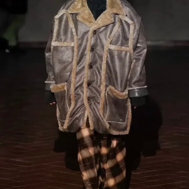 와이프로젝트 19FW 시어링 무스탕 자켓 M