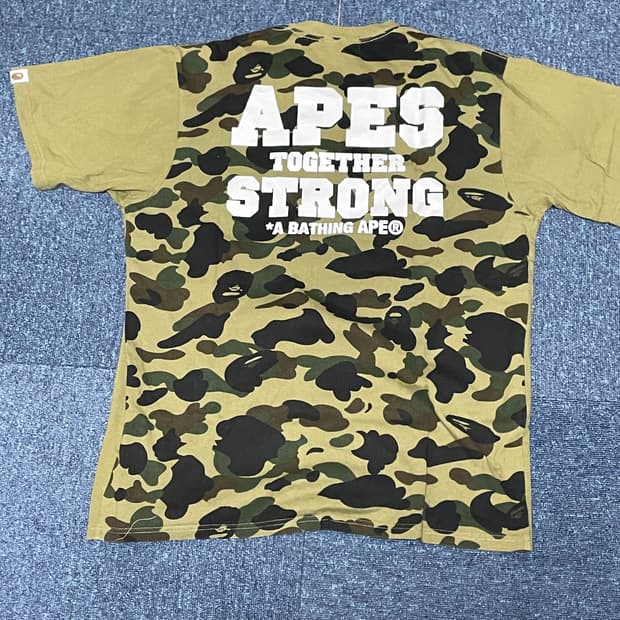 베이프 카모 티셔츠