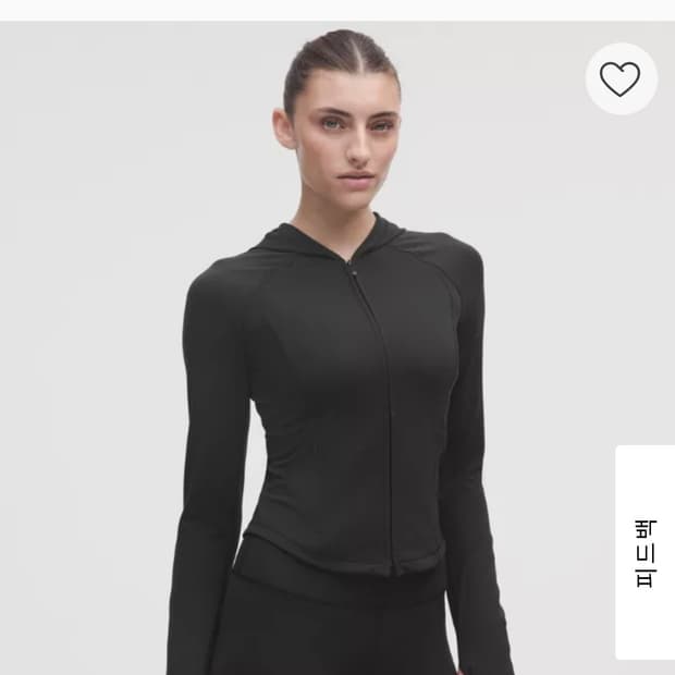 룰루레몬 원더 트레인 풀집 재킷 블랙 8