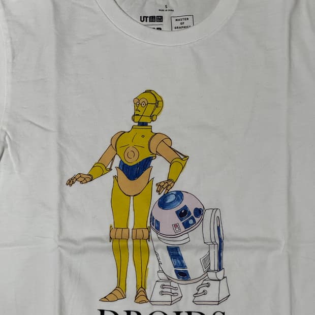 유니클로 UT x 스타워즈 by 타카하시 준 화이트 S