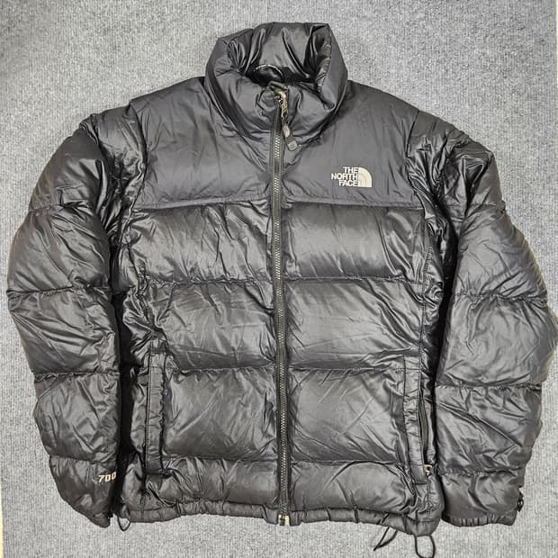 노스페이스 700 눕시 블랙 패딩 M(급처)
