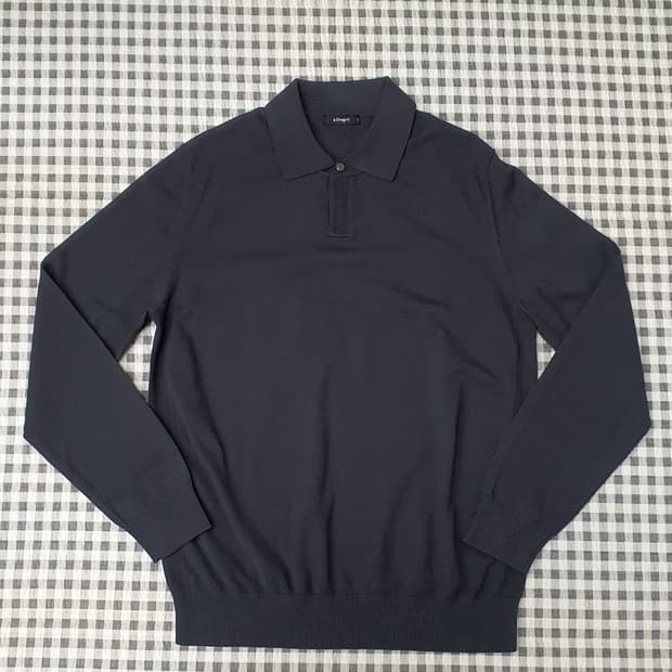 알레그리 긴소매 니트 카라티 남자95