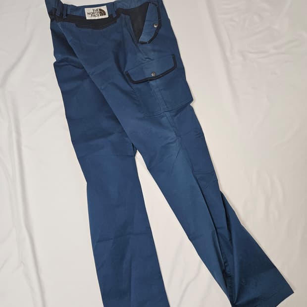 노스페이스 고프코어 트레일 팬츠 바지 우븐 카고테크 블루 34
