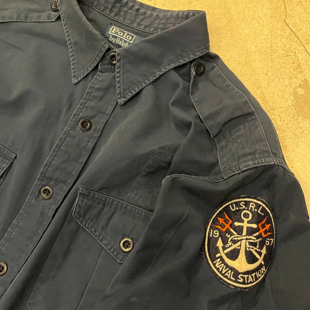 빈티지 랄프로렌 폴로 NAVY 셔츠