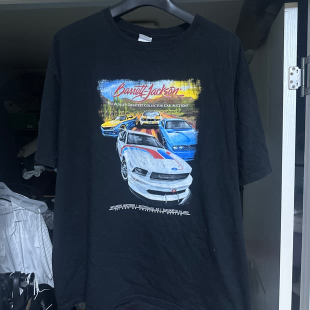 [2XL] 빈티지 레이싱 프린트 티셔츠