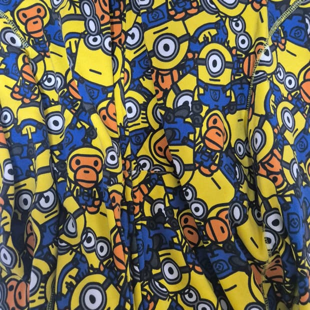 베이프 미니언즈 마일로 후드집업