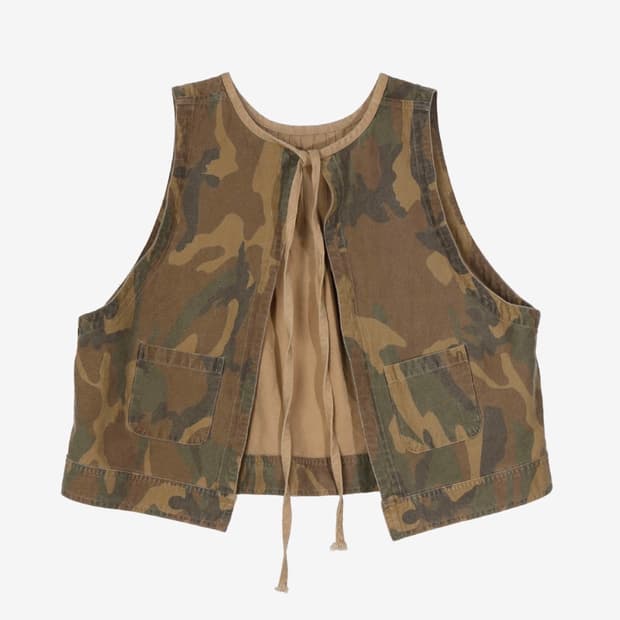 스탠드얼론 2-WAY MILITARY TOP, BEIGE