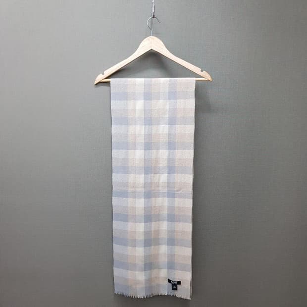 고비 캐시미어 체크 머플러