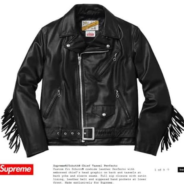 슈프림 x 쇼트  테슬 퍼팩토 L