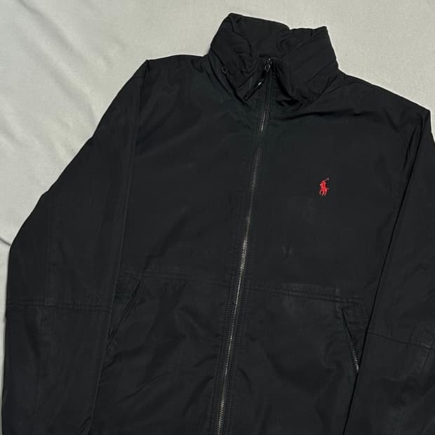 M 폴로랄프로렌 블랙 누빔 자켓