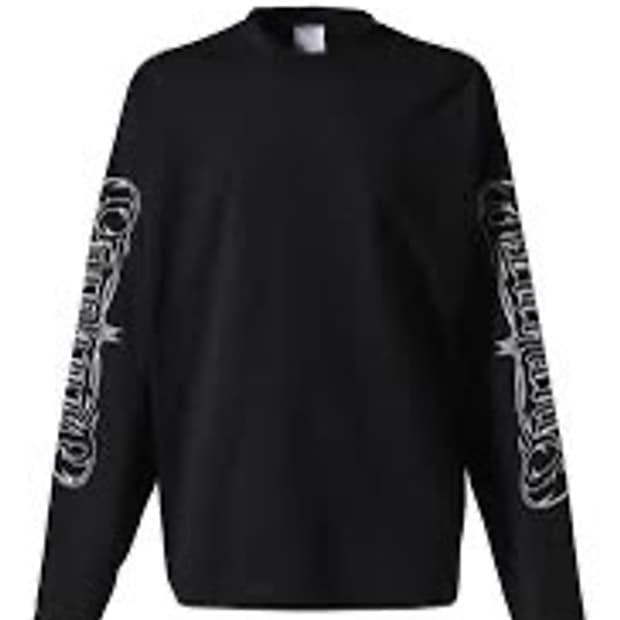 베트멍 메탈 슬리브 프린팅 롱슬리브 L