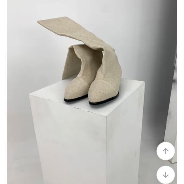 새상품) 옵텐소 린넨 부츠