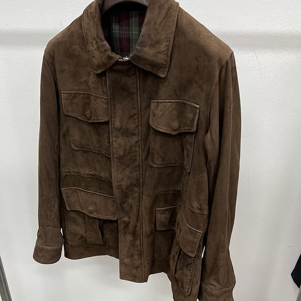 105) 마벨로 스웨이드 필드자켓 