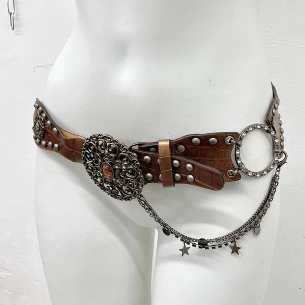 오리엔탈 페어리 레이어드 체인 벨트