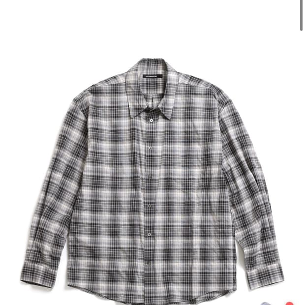 해칭룸 Classic Shirt Multi Check Grey 3