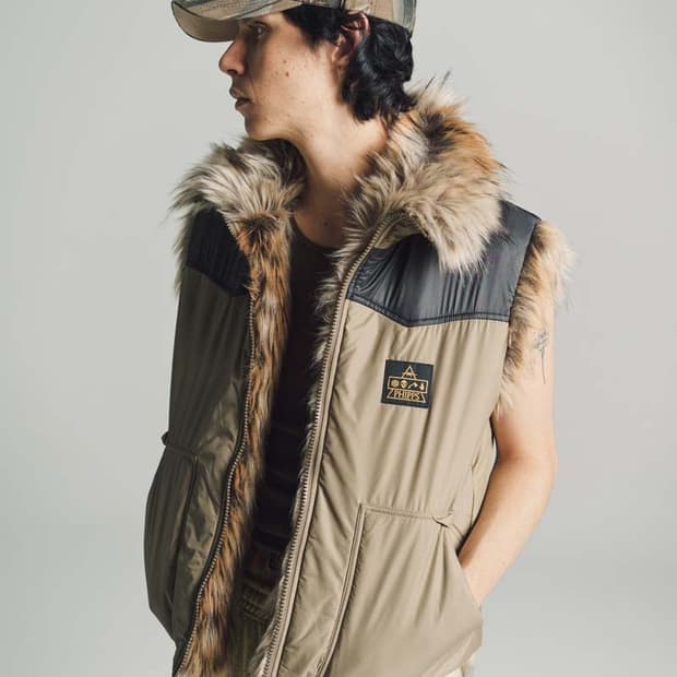 Phipps X Woolrich 리버시블 퍼 베스트