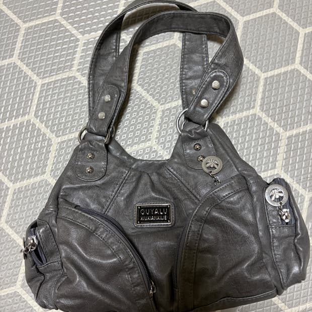 일본 빈티지 숄더백 그레이