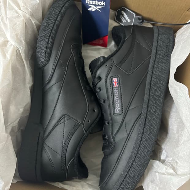 리복 클럽C 85 트리블블랙