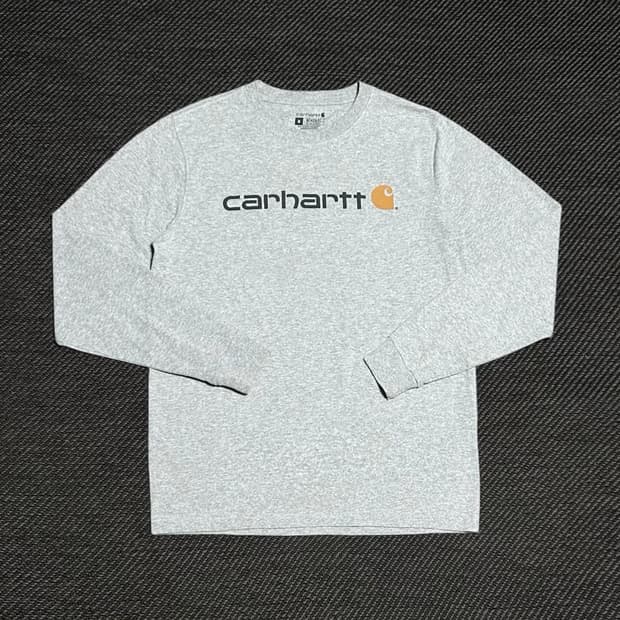 [L] Carhartt 칼하트 그레이 롱슬리브 긴팔티