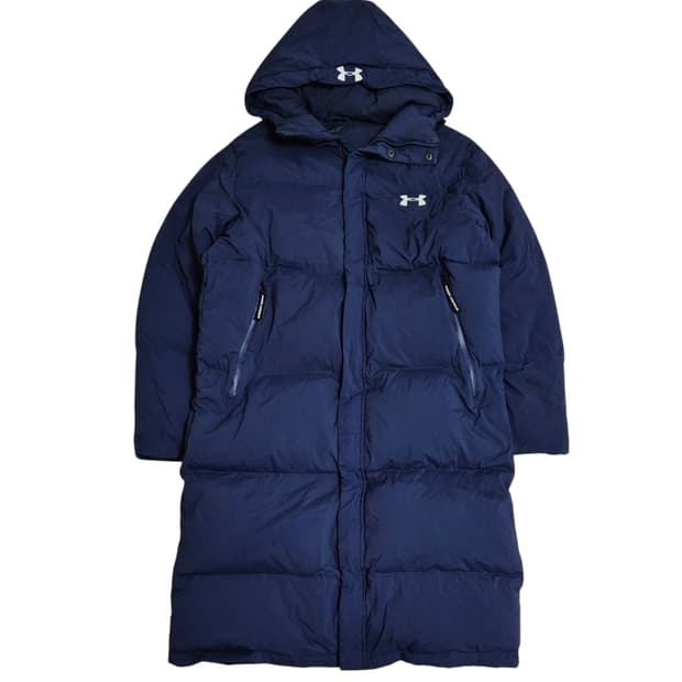 언더아머 빅로고 롱패딩