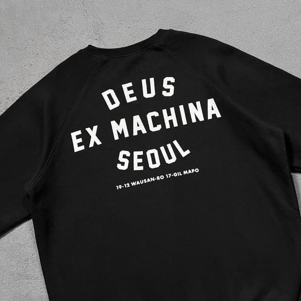 데우스 빅로고 서울 맨투맨