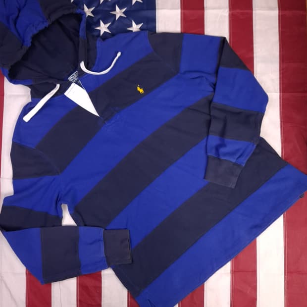 폴로 랄프로렌 럭비티셔츠 후드티