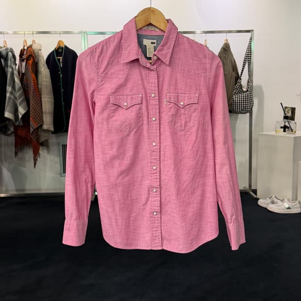 [M] 리바이스 웨스턴셔츠 핑크