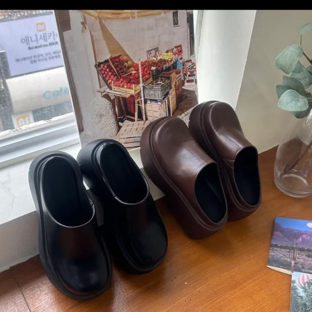 통굽 블로퍼 블랙