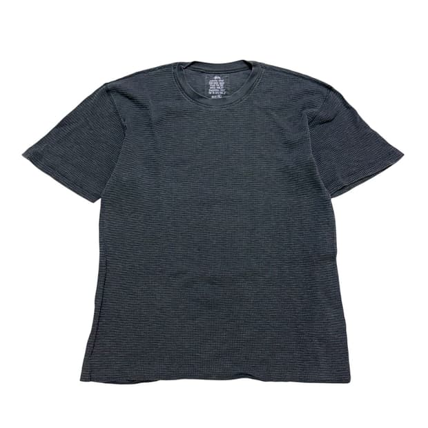 (XL) 스투시 피그먼트 다이드 써멀 티셔츠 블랙