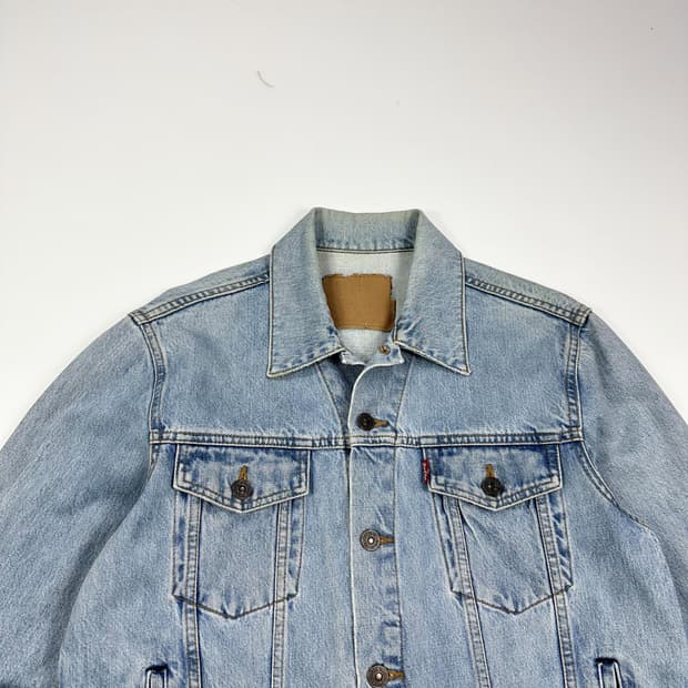 리바이스 오리지널 연청 데님 트러커 자켓 (M)
